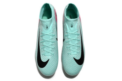 Men's Nike Air Zoom Mercurial Superfly 10 Elite SG Soft Ground High-Tops Football Boots - Jade/Black/Pink