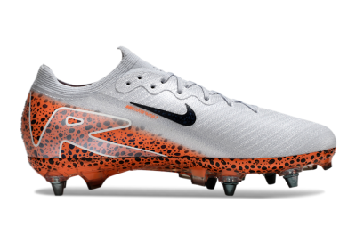 Men's Nike Air Zoom Mercurial Vapor 16 Elite SG Soft Ground Low-Tops Football Boots - Grey/Black/Leopard