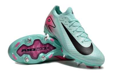 Men's Nike Air Zoom Mercurial Vapor 16 Elite SG Soft Ground Low-Tops Football Boots - Jade/Black/Pink