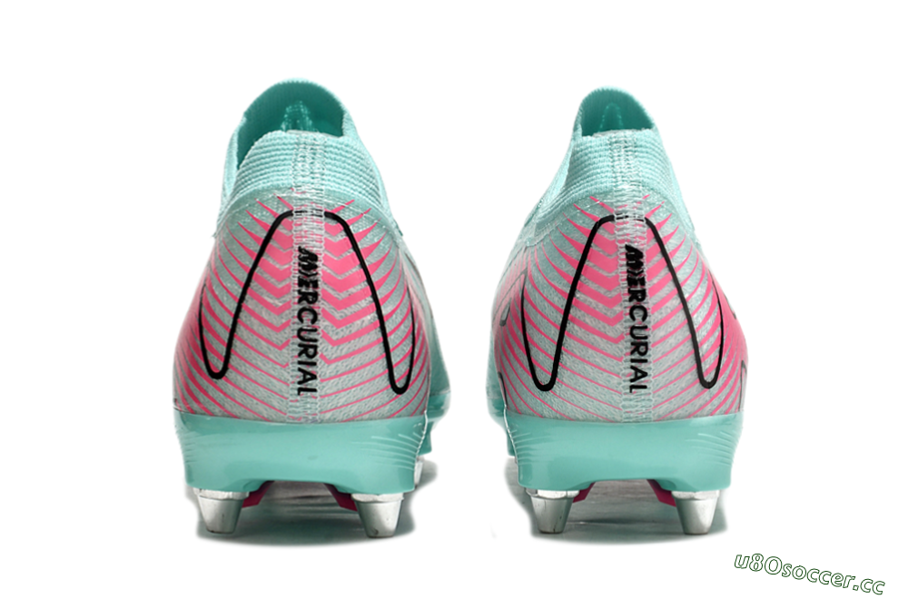 Men's Nike Air Zoom Mercurial Vapor 16 Elite SG Soft Ground Low-Tops Football Boots - Jade/Black/Pink 5