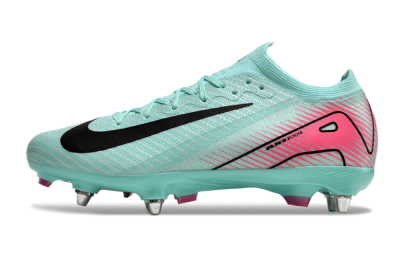 Men's Nike Air Zoom Mercurial Vapor 16 Elite SG Soft Ground Low-Tops Football Boots - Jade/Black/Pink