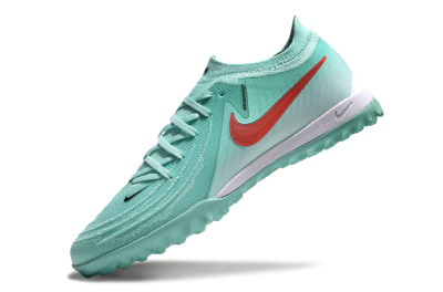 Men's Nike Phantom GX 2 Elite TF Artificial Turf Low-Tops Football Shoes - Jade/Red/White