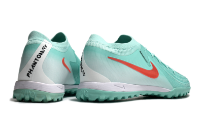 Men's Nike Phantom GX 2 Elite TF Artificial Turf Low-Tops Football Shoes - Jade/Red/White