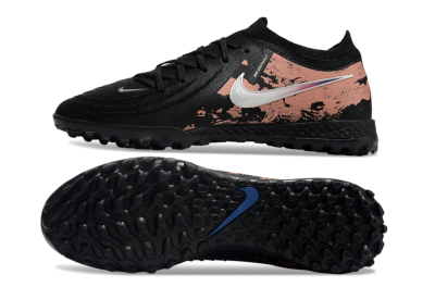 Men's Nike Phantom GX 2 Elite TF Artificial Turf Low-Tops Football Shoes - Black/White/Red