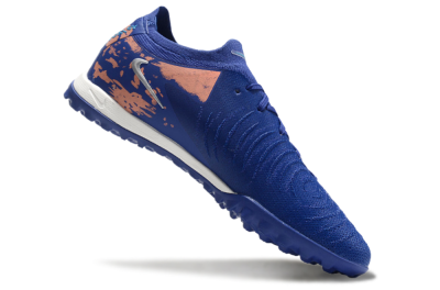 Men's Nike Phantom GX 2 Elite TF Artificial Turf Low-Tops Football Shoes - Blue/White/Red
