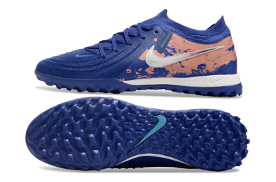 Men's Nike Phantom GX 2 Elite TF Artificial Turf Low-Tops Football Shoes - Blue/White/Red
