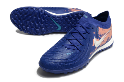 Men's Nike Phantom GX 2 Elite TF Artificial Turf Low-Tops Football Shoes - Blue/White/Red