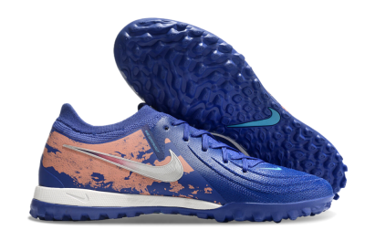 Men's Nike Phantom GX 2 Elite TF Artificial Turf Low-Tops Football Shoes - Blue/White/Red