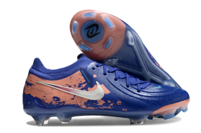 Men's Nike Phantom Luna Elite FG Firm Ground Low-Tops Football Boots - Blue/White/Red