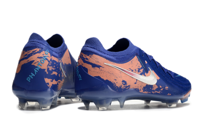 Men's Nike Phantom Luna Elite FG Firm Ground Low-Tops Football Boots - Blue/White/Red