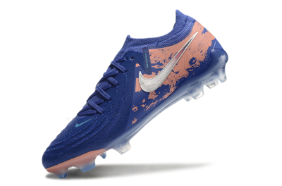 Men's Nike Phantom Luna Elite FG Firm Ground Low-Tops Football Boots - Blue/White/Red