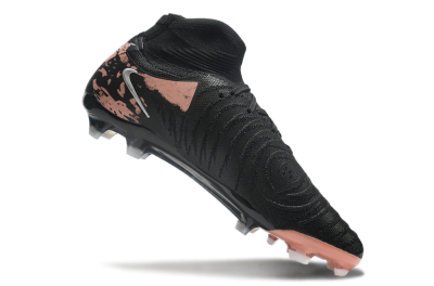 Men's Nike Phantom Luna Elite NU FG Firm Ground High-Tops Football Boots - Black/White/Red