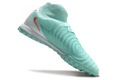 Men's Nike Phantom Luna Elite TF Artificial Turf High-Tops Football Shoes - Jade/Red/White
