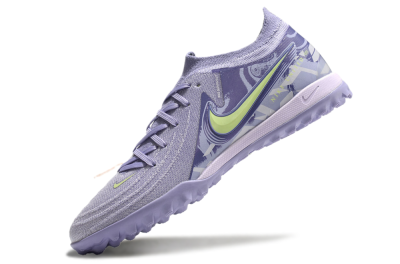 Men's Nike Phantom GX 2 Elite TF Artificial Turf Low-Tops Football Shoes - Purple/Yellow/White