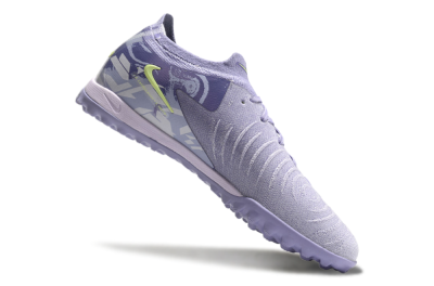 Men's Nike Phantom GX 2 Elite TF Artificial Turf Low-Tops Football Shoes - Purple/Yellow/White