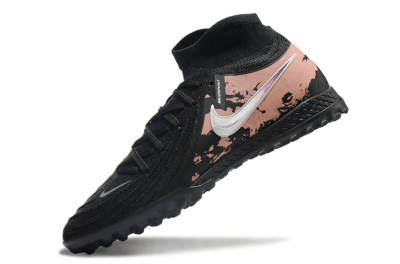 Men's Nike Phantom Luna Elite TF Artificial Turf High-Tops Football Shoes - Black/White/Red