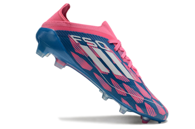 Unisex Adidas F50 Elite FG Firm Ground Low-Tops Football Boots - Blue/White/Red