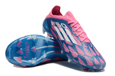 Unisex Adidas F50 Elite FG Firm Ground Low-Tops Football Boots - Blue/White/Red