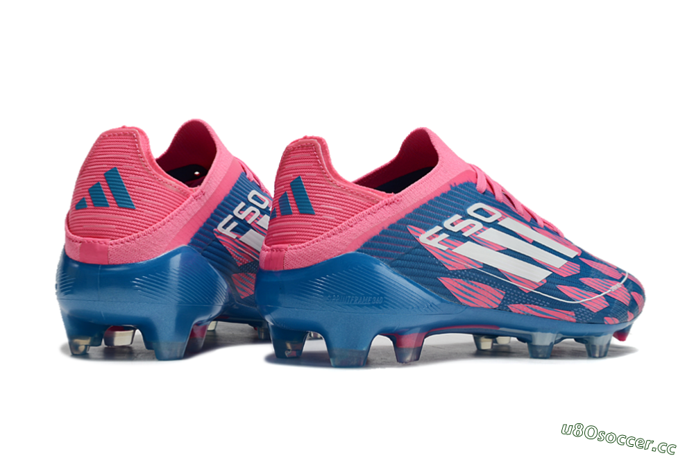 Unisex Adidas F50 Elite FG Firm Ground Low-Tops Football Boots - Blue/White/Red 7