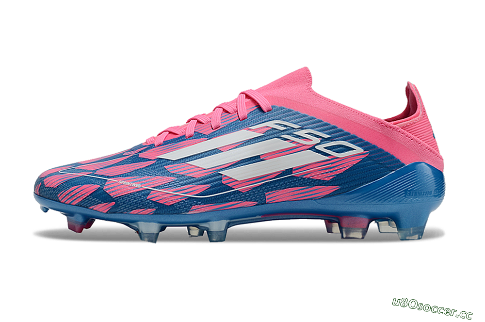 Unisex Adidas F50 Elite FG Firm Ground Low-Tops Football Boots - Blue/White/Red 0