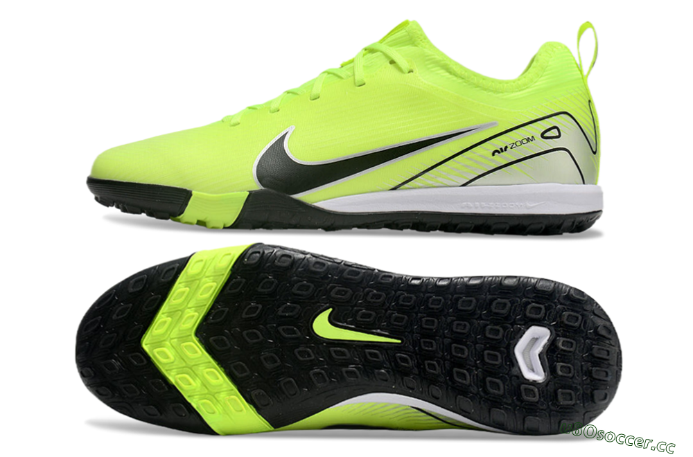 Unisex Nike Air Zoom Mercurial Vapor 16 Elite TF Artificial Turf Low-Tops Football Shoes - Yellow/Black/White 1