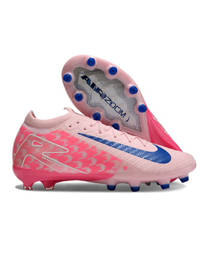 Men's Nike Air Zoom Mercurial Vapor 16 Elite AG Artificial Grass Low-Tops Football Boots - Pink/Blue/White