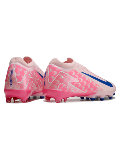Men's Nike Air Zoom Mercurial Vapor 16 Elite AG Artificial Grass Low-Tops Football Boots - Pink/Blue/White