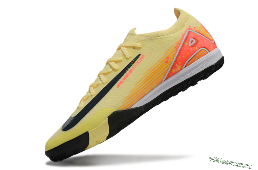 Unisex Nike Air Zoom Mercurial Vapor 16 Elite TF Artificial Turf Low-Tops Football Shoes - Yellow/Black/Red 5