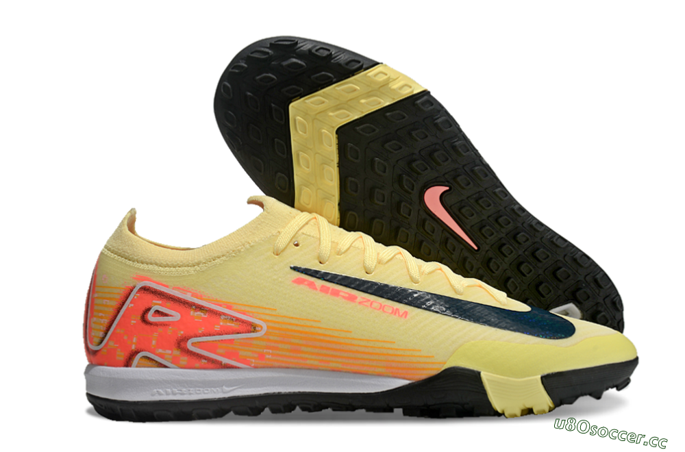 Unisex Nike Air Zoom Mercurial Vapor 16 Elite TF Artificial Turf Low-Tops Football Shoes - Yellow/Black/Red 2
