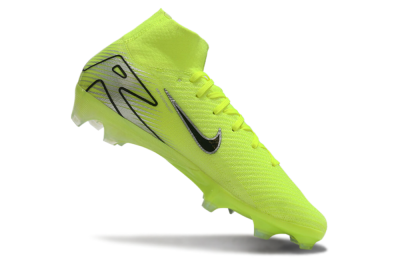 Unisex Nike Air Zoom Mercurial Superfly 10 Elite FG Firm Ground High-Tops Football Boots - Yellow/Black/Silver