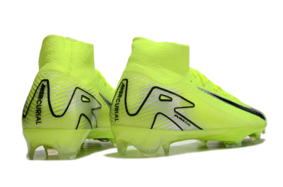 Unisex Nike Air Zoom Mercurial Superfly 10 Elite FG Firm Ground High-Tops Football Boots - Yellow/Black/Silver