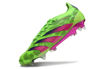 Men's Adidas Predator 24 Elite SG Soft Ground Low-Tops Football Boots - Yellow/Purple/Pink