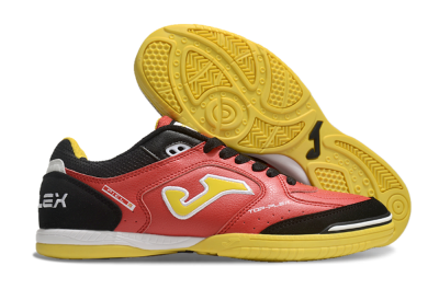 Men's Joma Top Flex IC Indoor & Futsal Low-Tops Football Shoes - Red/Yellow/Black