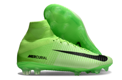 Men's Nike Zoom Superfly 5 Elite FG Firm Ground High-Tops Football Boots - Yellow/Black