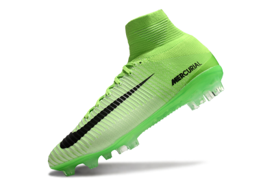 Men's Nike Zoom Superfly 5 Elite FG Firm Ground High-Tops Football Boots - Yellow/Black