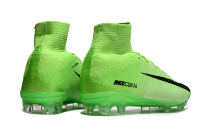 Men's Nike Zoom Superfly 5 Elite FG Firm Ground High-Tops Football Boots - Yellow/Black