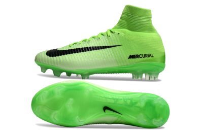Men's Nike Zoom Superfly 5 Elite FG Firm Ground High-Tops Football Boots - Yellow/Black