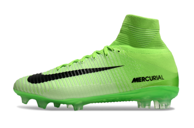 Men's Nike Zoom Superfly 5 Elite FG Firm Ground High-Tops Football Boots - Yellow/Black