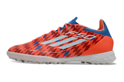 Men's Adidas F50 Pro TF Artificial Turf Low-Tops Football Shoes - Red/White/Blue