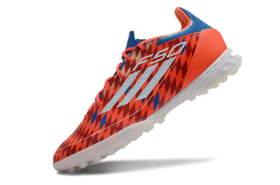 Men's Adidas F50 Pro TF Artificial Turf Low-Tops Football Shoes - Red/White/Blue