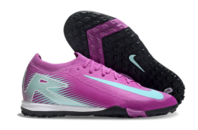 Unisex Nike Air Zoom Mercurial Vapor 16 Elite TF Artificial Turf Low-Tops Football Shoes - Pink/Jade/White