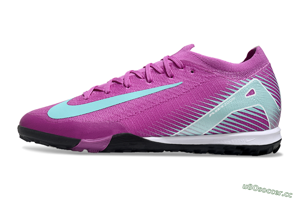 Unisex Nike Air Zoom Mercurial Vapor 16 Elite TF Artificial Turf Low-Tops Football Shoes - Pink/Jade/White 0