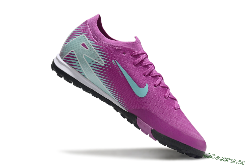 Unisex Nike Air Zoom Mercurial Vapor 16 Elite TF Artificial Turf Low-Tops Football Shoes - Pink/Jade/White 4