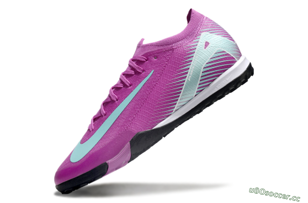Unisex Nike Air Zoom Mercurial Vapor 16 Elite TF Artificial Turf Low-Tops Football Shoes - Pink/Jade/White 5