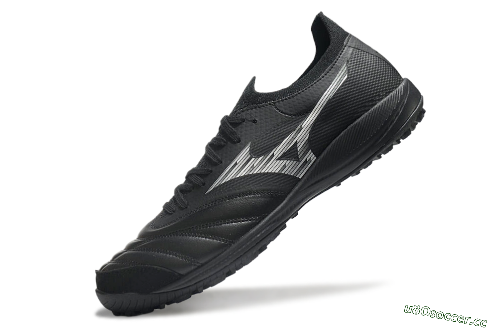 Men's Mizuno Morelia Neo Sala M8 TF Artificial Turf Low-Tops Football Shoes - Black/White 5