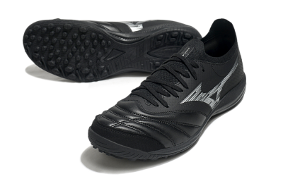 Men's Mizuno Morelia Neo Sala M8 TF Artificial Turf Low-Tops Football Shoes - Black/White