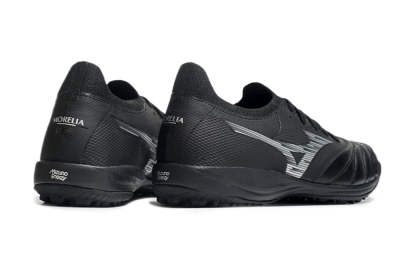 Men's Mizuno Morelia Neo Sala M8 TF Artificial Turf Low-Tops Football Shoes - Black/White
