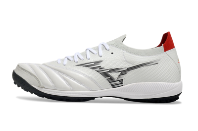 Men's Mizuno Morelia Neo Sala M8 TF Artificial Turf Low-Tops Football Shoes - Beige/Black/Red