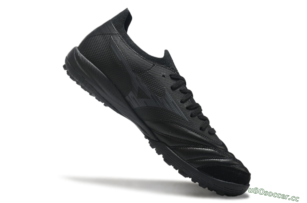 Men's Mizuno Morelia Neo Sala M8 TF Artificial Turf Low-Tops Football Shoes - Black/Grey 4