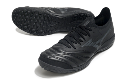 Men's Mizuno Morelia Neo Sala M8 TF Artificial Turf Low-Tops Football Shoes - Black/Grey